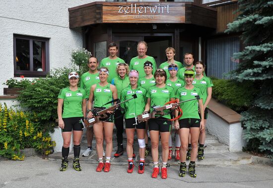 Biathlon. Training camp of women's national team