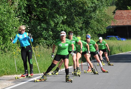 Biathlon. Training camp of women's national team