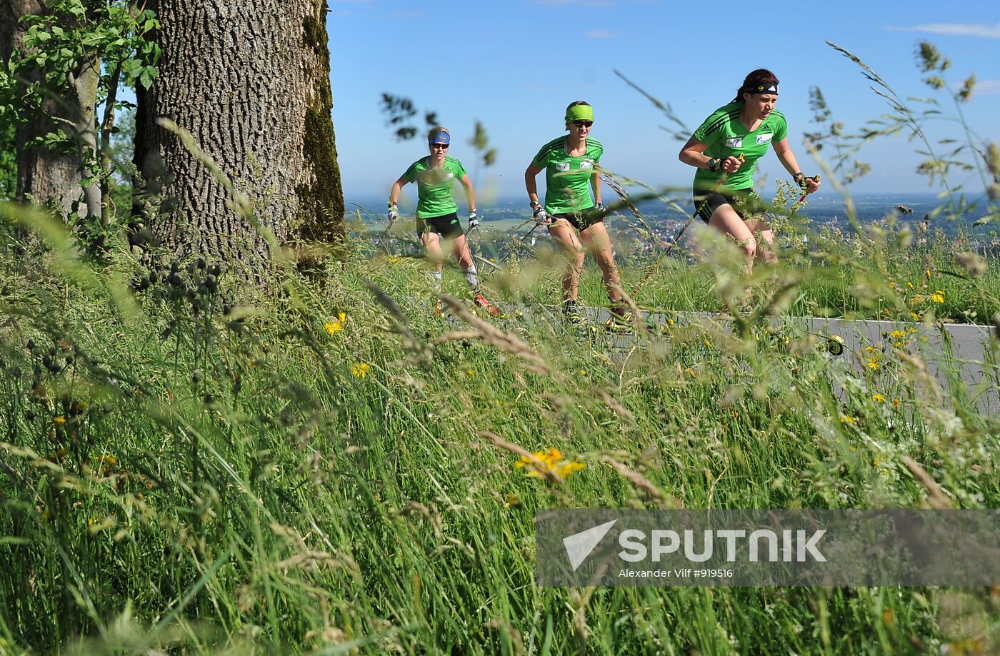 Biathlon. Training camp of women's national team