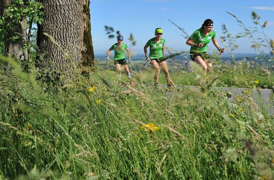 Biathlon. Training camp of women's national team