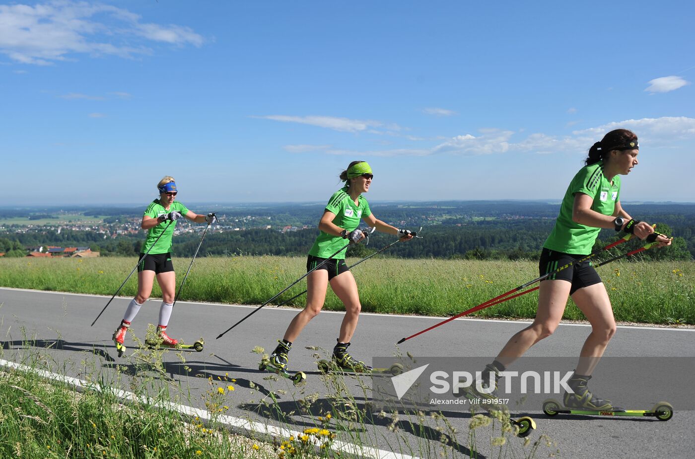 Biathlon. Training camp of women's national team