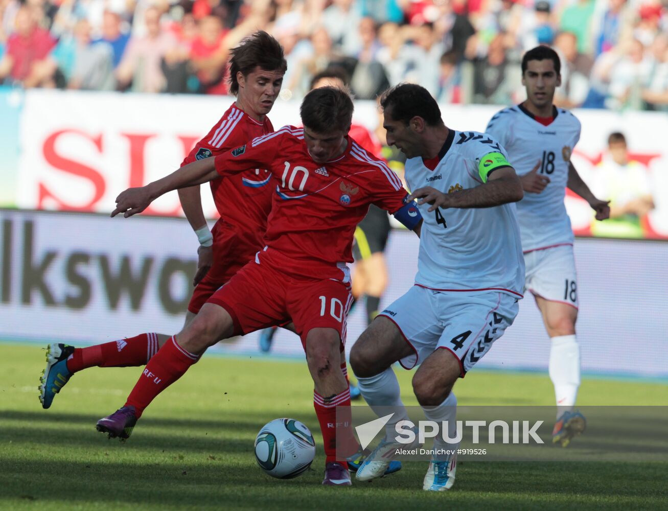 Football Euro 2012 Qualifying tournament Match Russia - Armenia