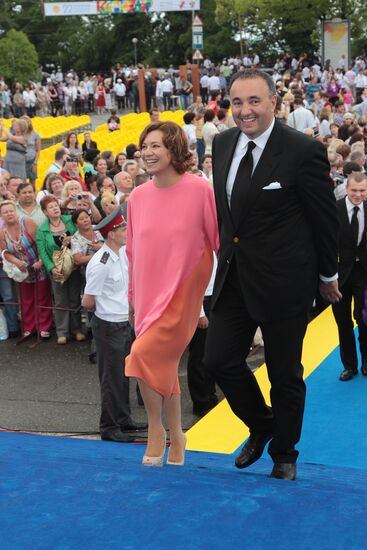 Alexander Rodnyansky and his wife Valeria