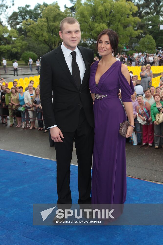 Sergei Bondarchuk, Jr., with a companion