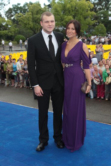 Sergei Bondarchuk, Jr., with a companion