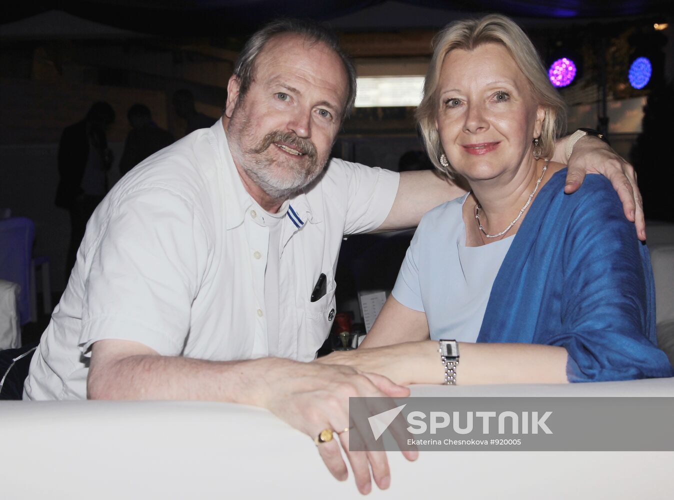 Vladimir Khotinenko and his wife, Tatyana