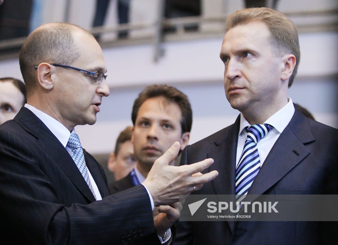 Sergei Kiriyenko and Igor Shuvalov