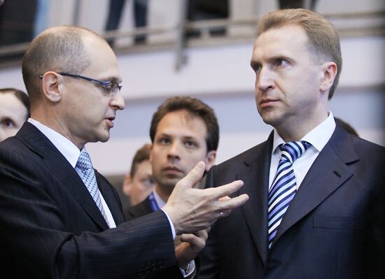 Sergei Kiriyenko and Igor Shuvalov