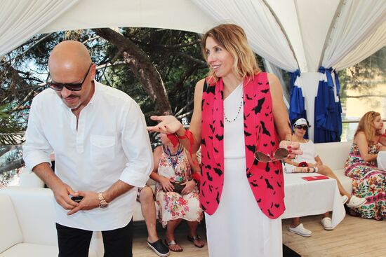 Fyodor Bondarchuk and his wife Svetlana