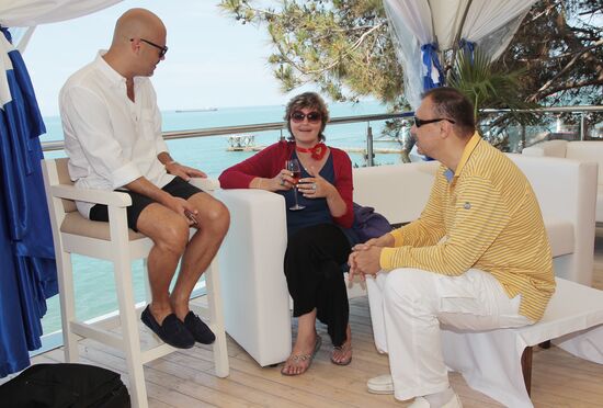 Fyodor Bondarchyuk and Avdotya Smirnova