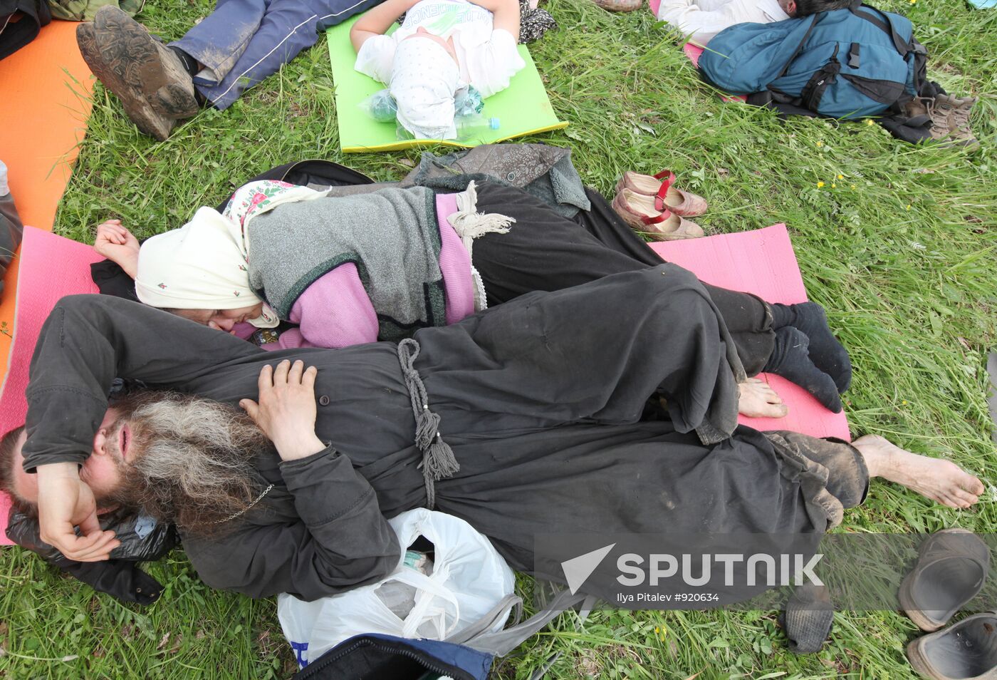 Cross Procession to Velikaya River in Kirov Region