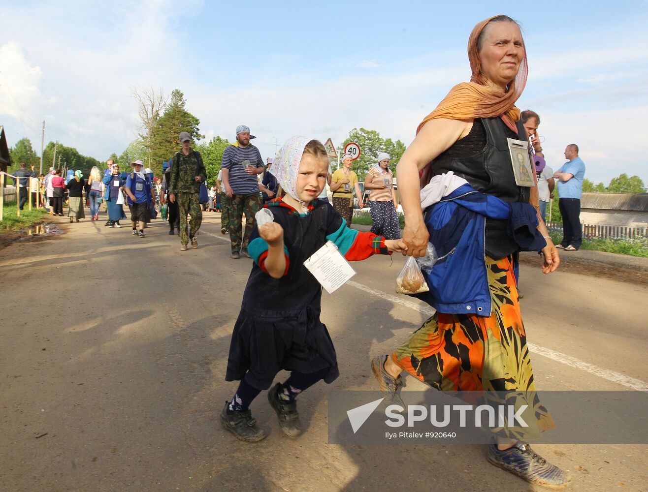 Cross Procession to Velikaya River in Kirov Region