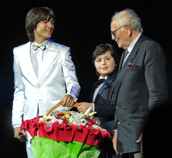 Pierre Cardin presents his new collection in Moscow