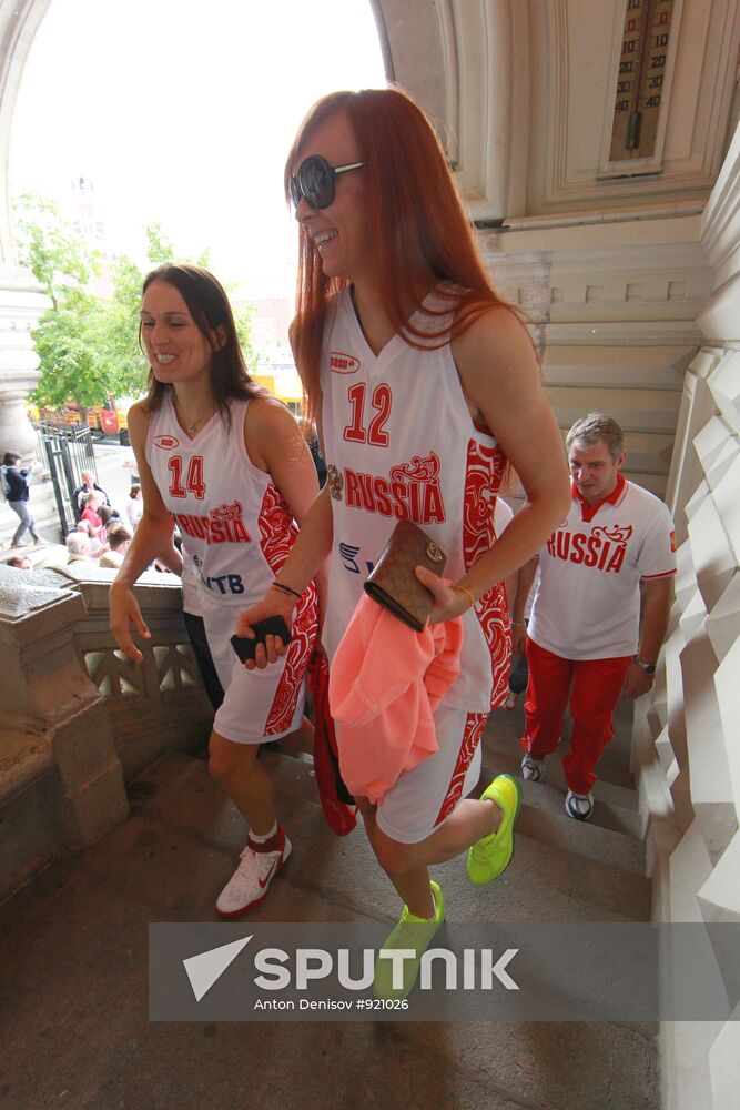 Basketball. Presentation of Russian women's team