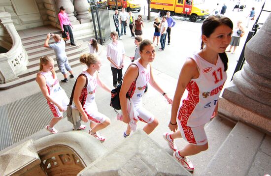 Basketball. Presentation of Russian women's team