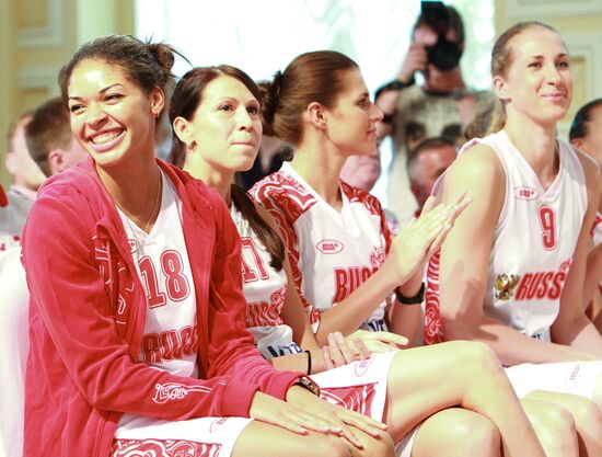 Basketball. Presentation of Russian women's team