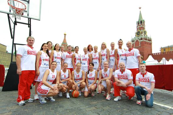 Basketball. Presentation of Russian women's team