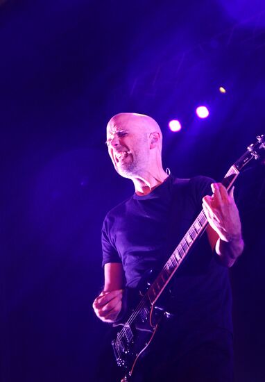 Moby gives concert in Moscow