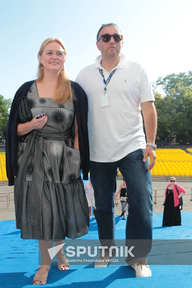 Anna Mikhalkova and Alexander Rodnyansky