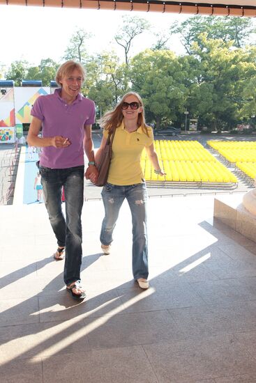 Maxim Korolyov and Nadezhda Rodionova