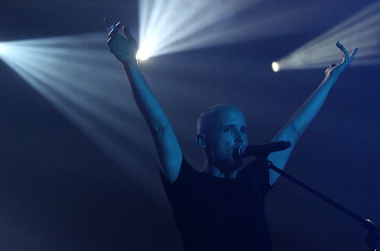 Moby gives concert in Moscow