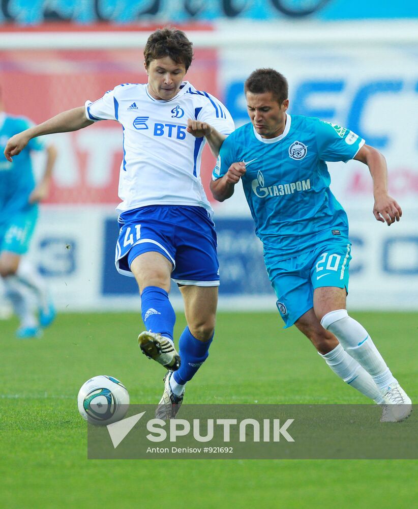 Football. Russian Premier League. Dynamo vs. Zenit