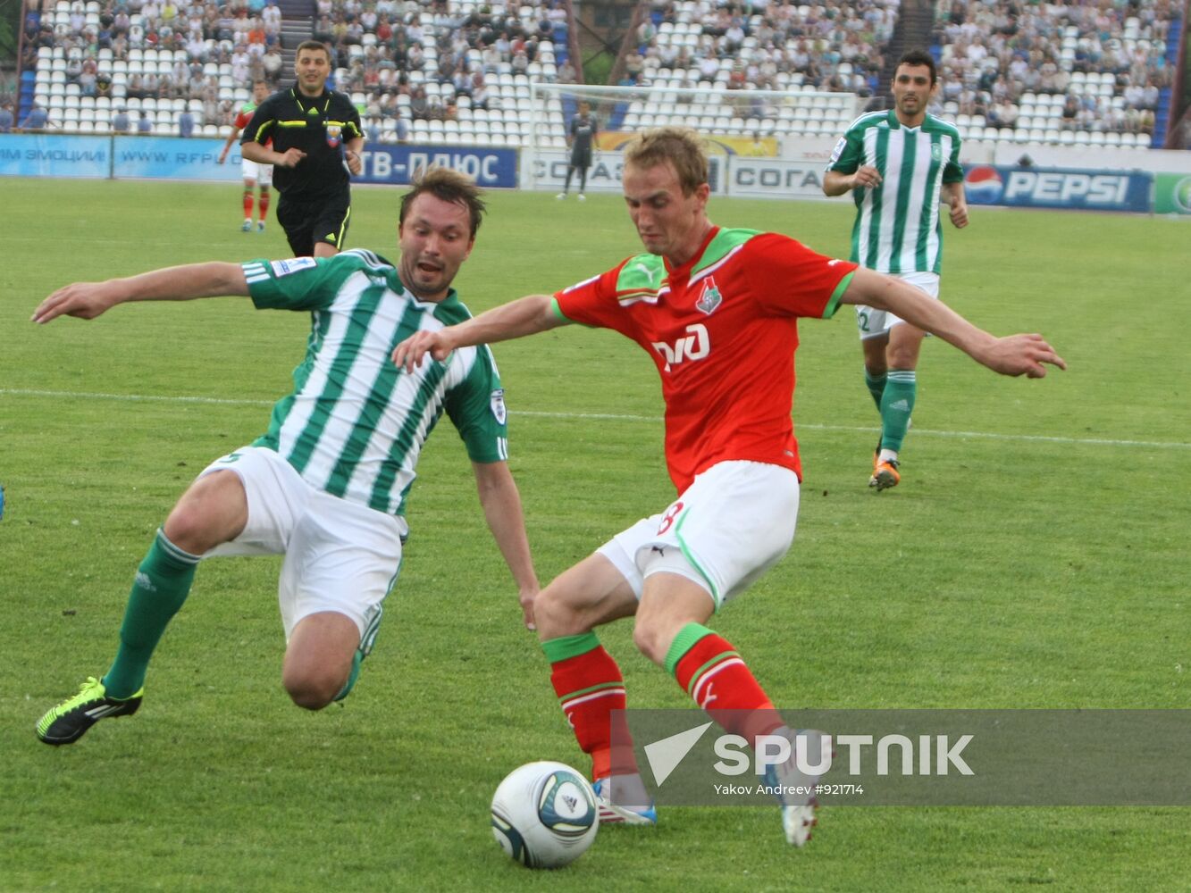 Football. Russian Premier League. Tom vs. Lokomotiv