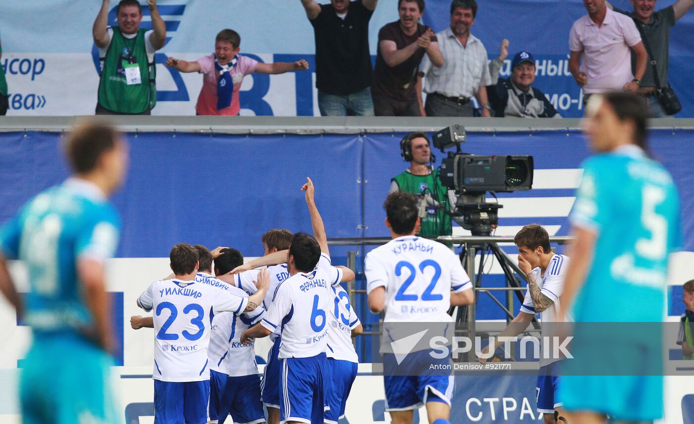 Football. Russian Premier League. Dynamo vs. Zenit