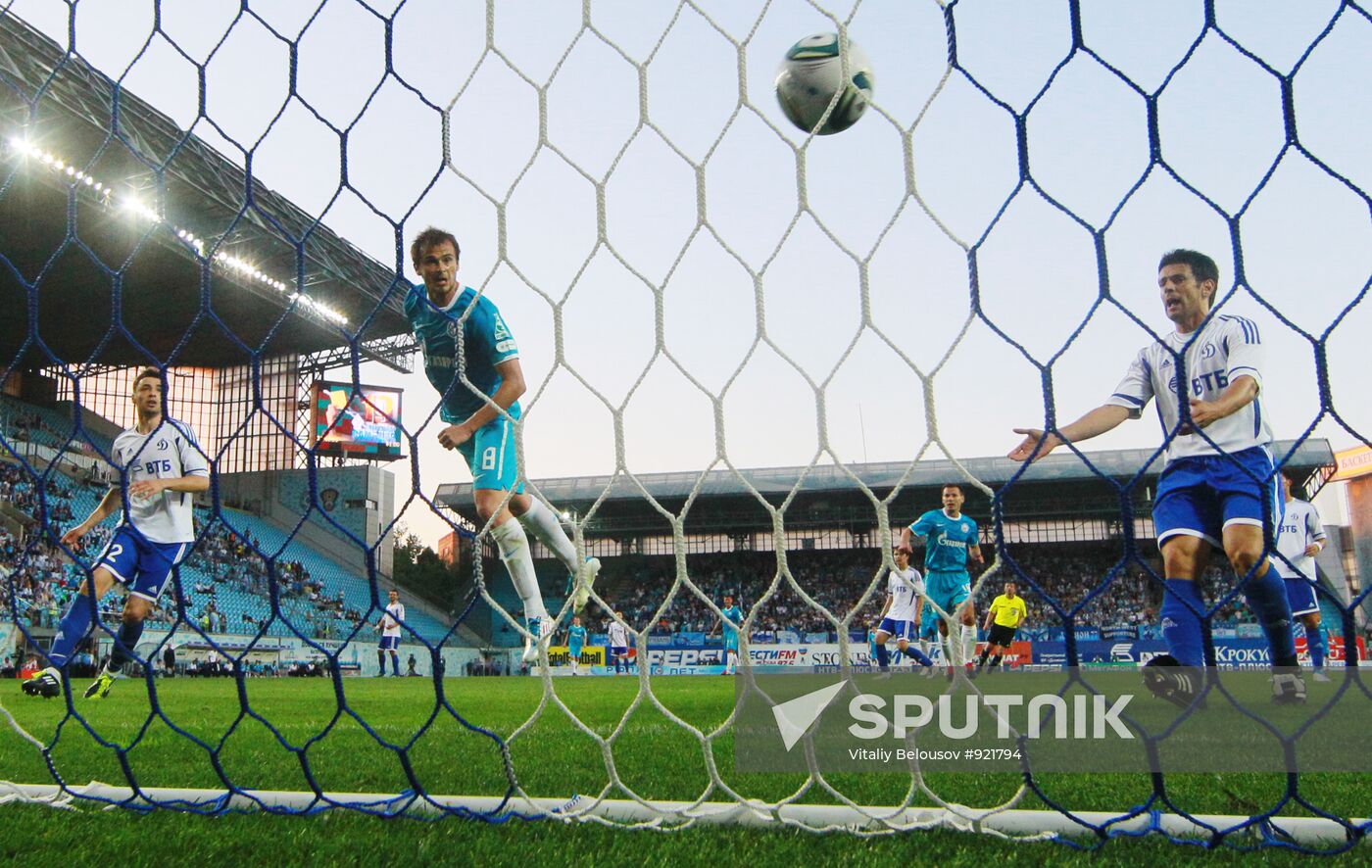 Football. Russian Premier League. Dynamo vs. Zenit