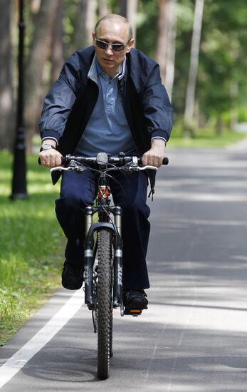 Informal meeting of Dmitry Medvedev and Vladimir Putin