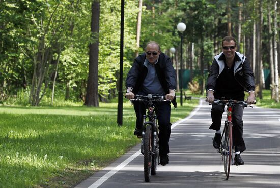 Informal meeting of Dmitry Medvedev and Vladimir Putin