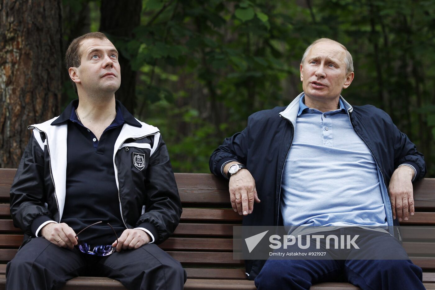 Informal meeting of Dmitry Medvedev and Vladimir Putin