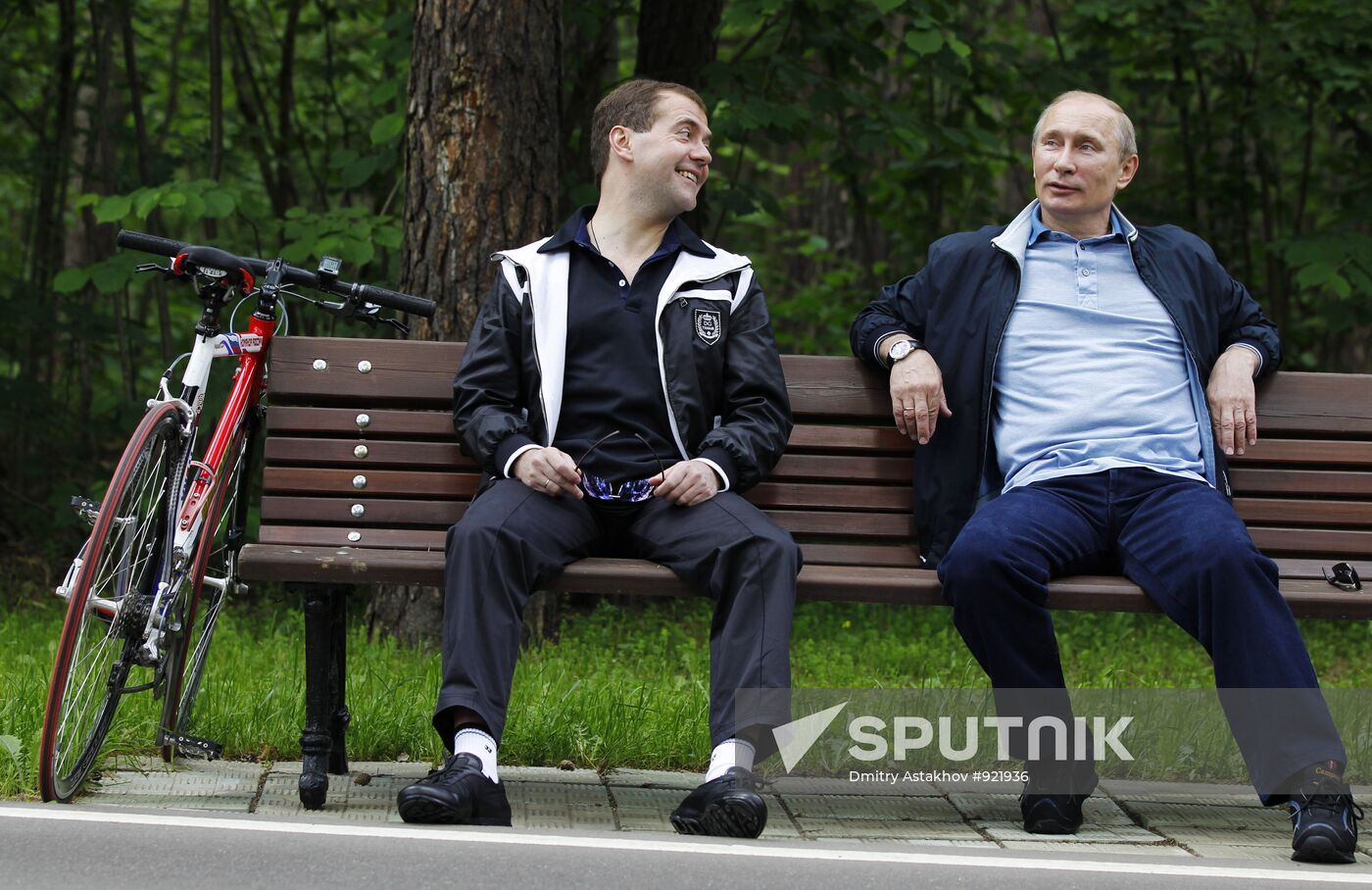 Informal meeting of Dmitry Medvedev and Vladimir Putin