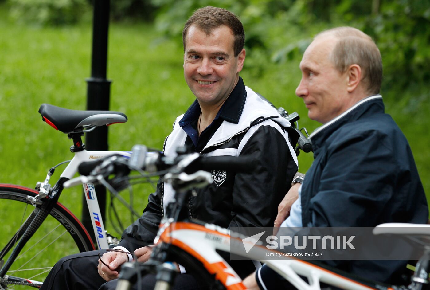 Informal meeting of Dmitry Medvedev and Vladimir Putin