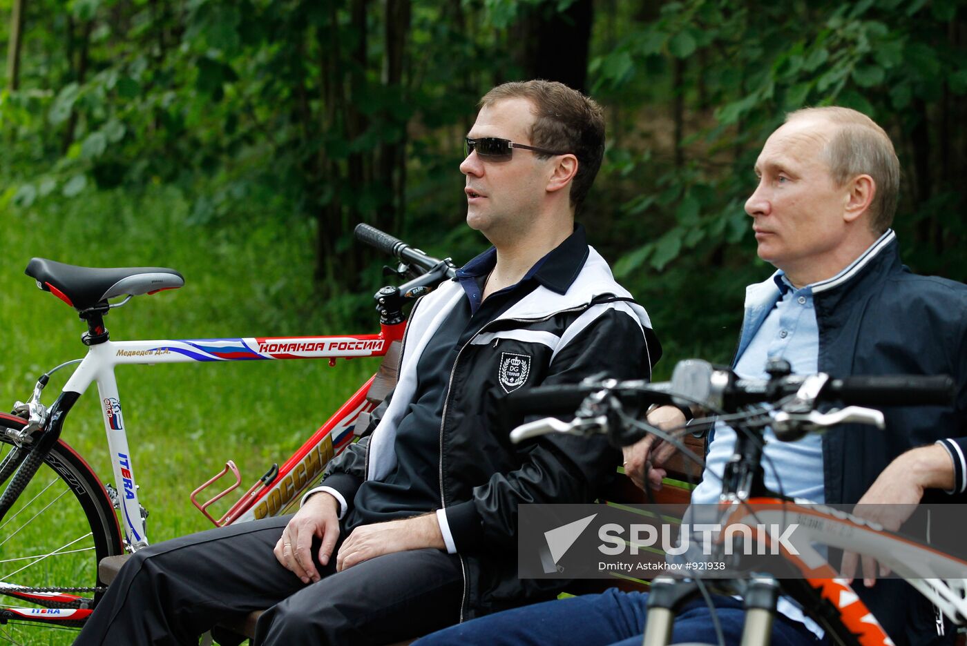 Informal meeting of Dmitry Medvedev and Vladimir Putin