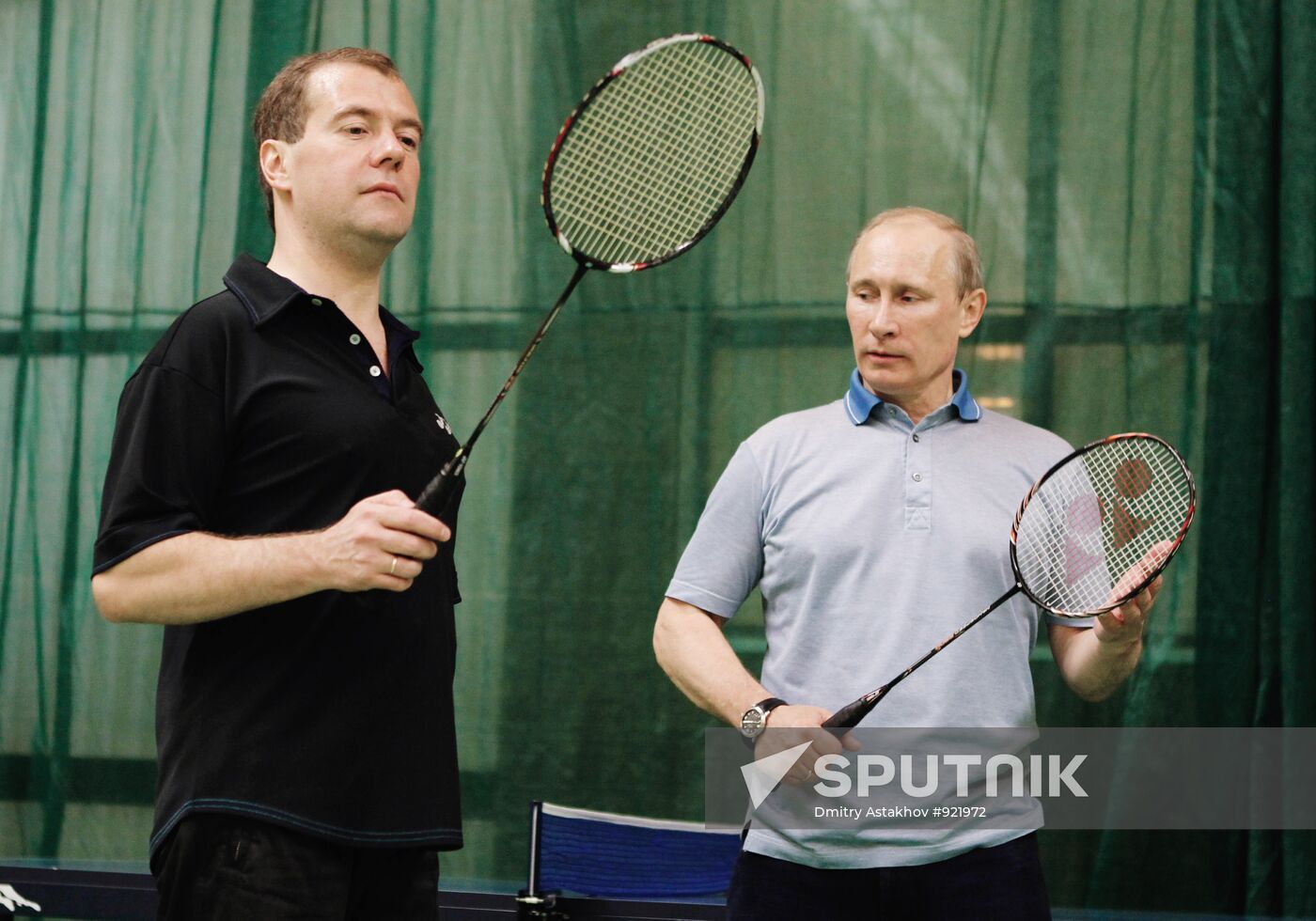 Informal meeting of Dmitry Medvedev and Vladimir Putin