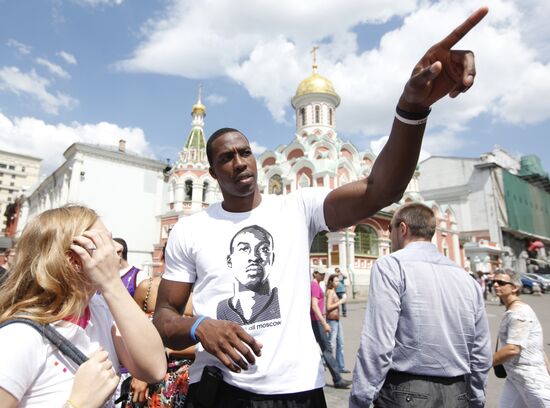 Street basketball tournament 5x5 "NBA 5 United" in Moscow