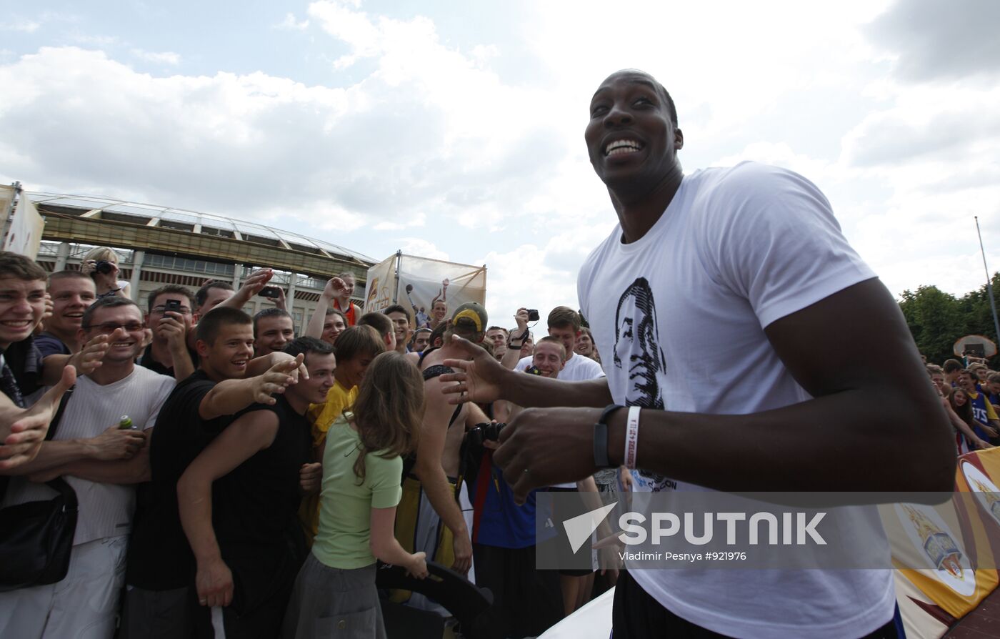 Street basketball tournament 5x5 "NBA 5 United" in Moscow