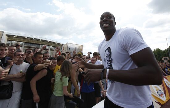 Street basketball tournament 5x5 "NBA 5 United" in Moscow