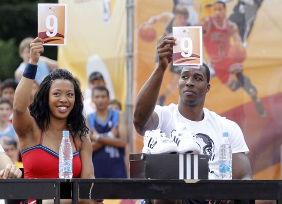 Street basketball tournament 5x5 "NBA 5 United" in Moscow