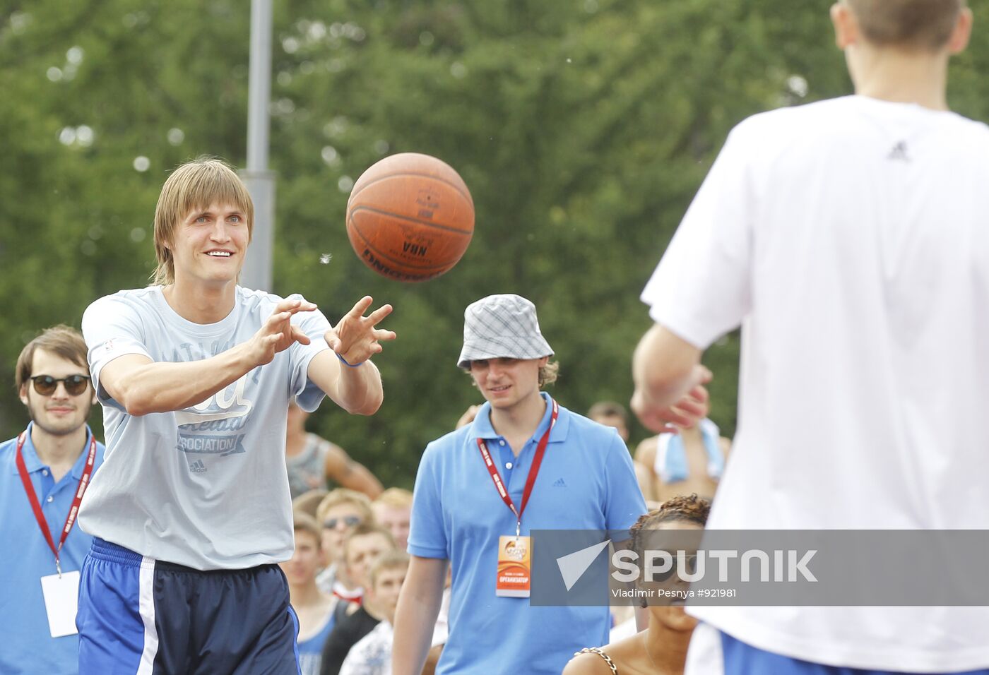 Street basketball tournament 5x5 "NBA 5 United" in Moscow