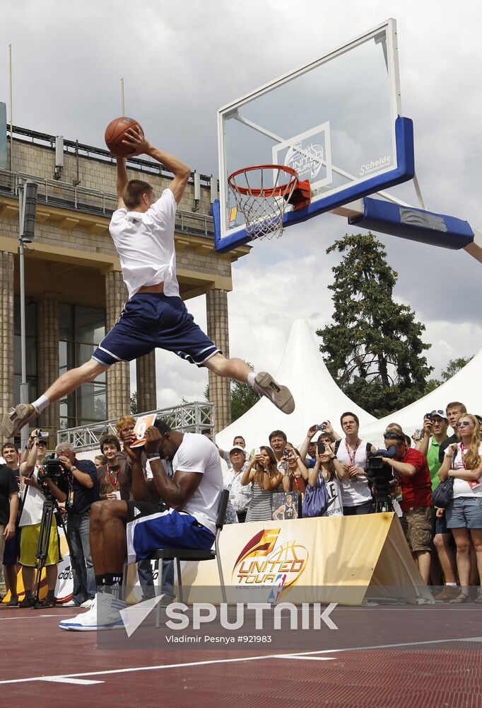 Tournament in street basketball 5x5 "NBA 5 United" in Moscow