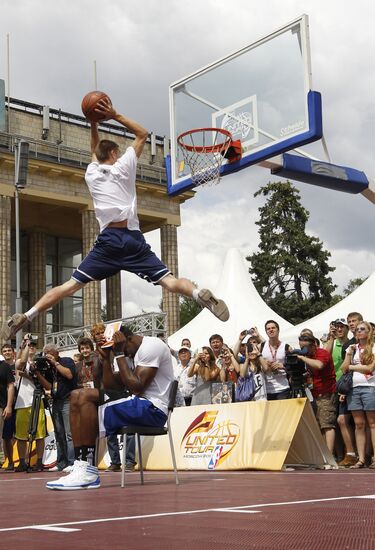 Tournament in street basketball 5x5 "NBA 5 United" in Moscow