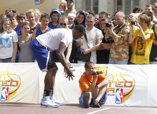 Tournament in street basketball 5x5 "NBA 5 United" in Moscow