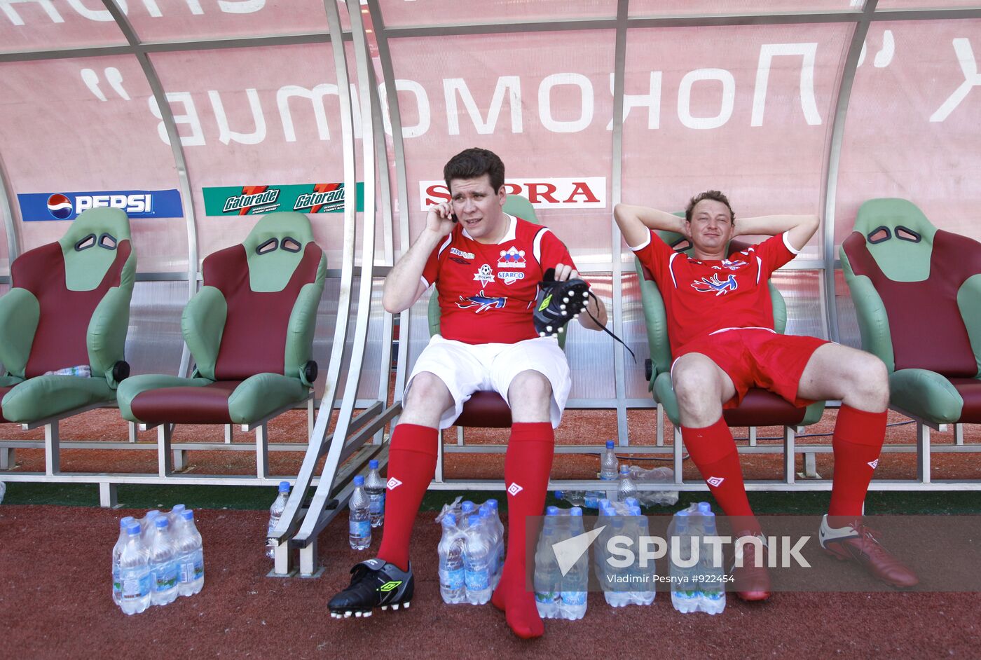Denis Matsuev and actor Marat Basharov