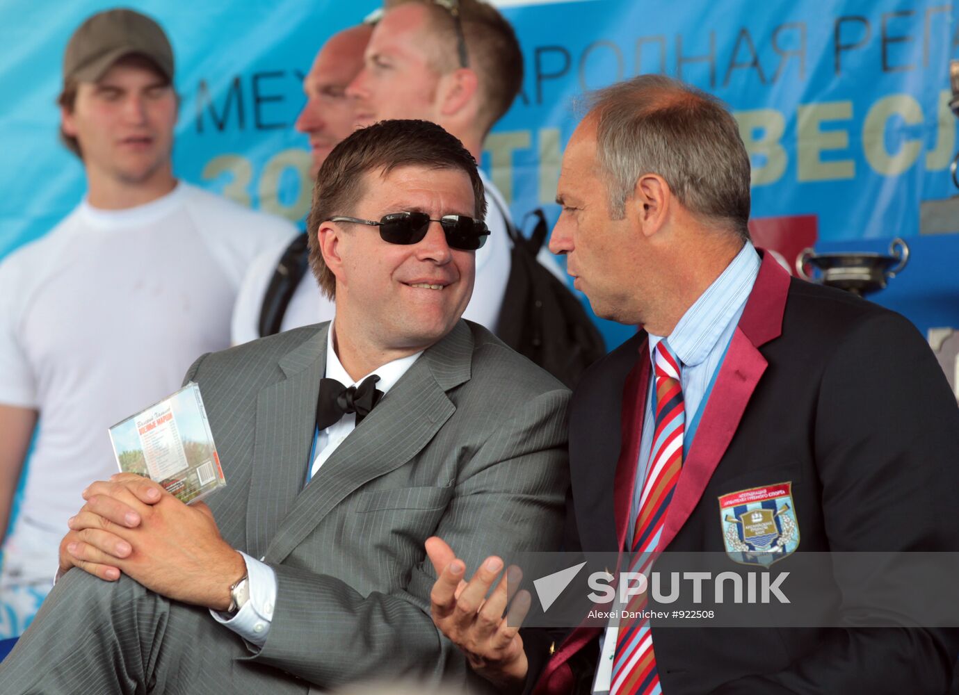 Alexander Konovalov and Sir Steven Redgrave