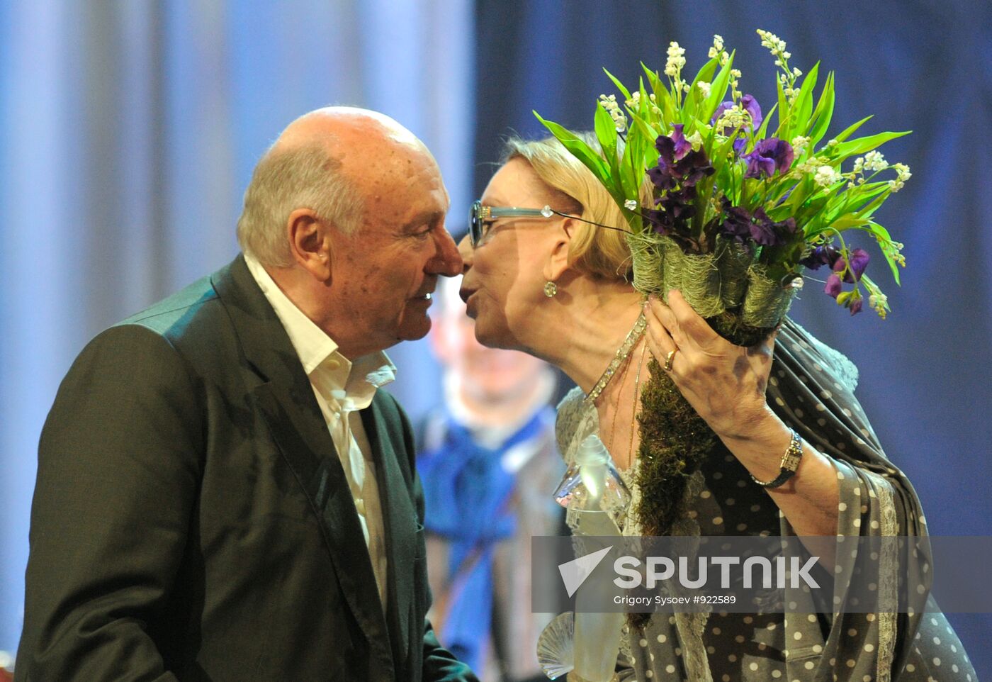 Mikhail Zhvanetsky and Inna Churikova