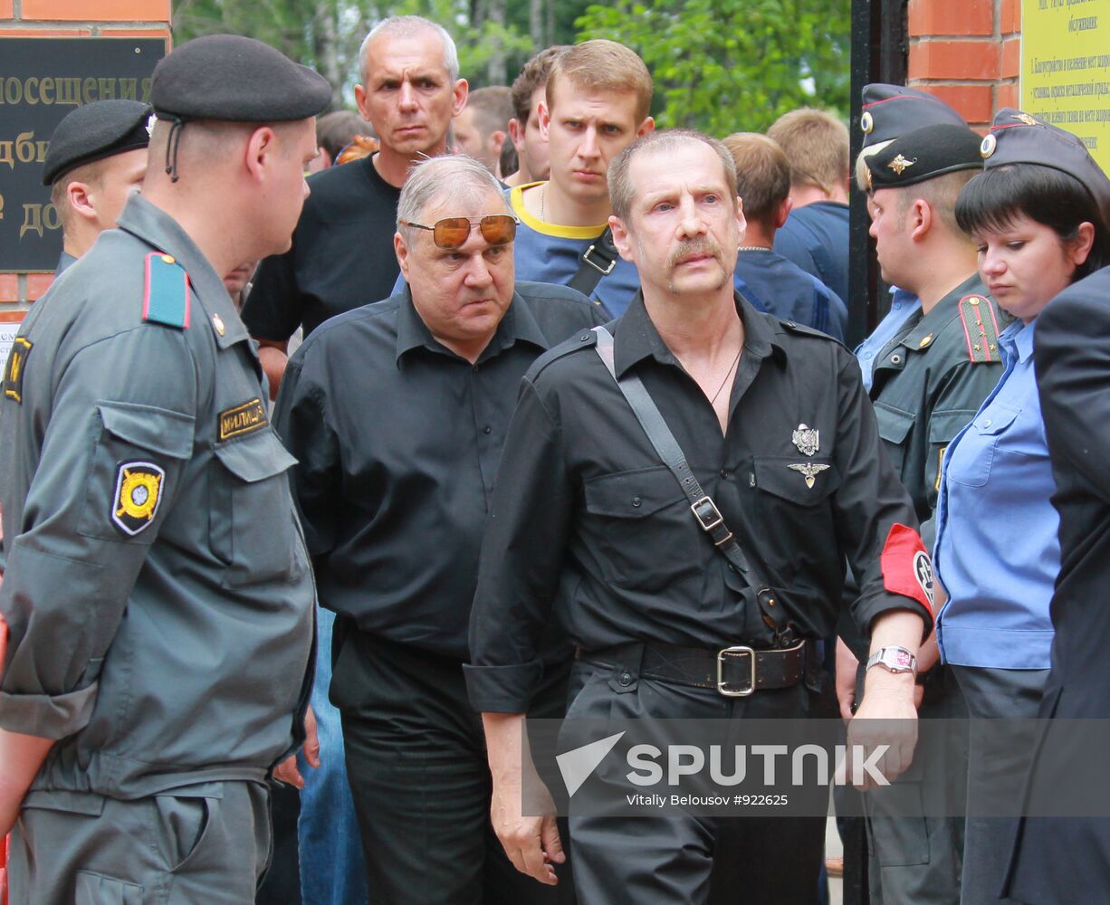 Funeral of former Colonel Yuri Budanov in Khimki