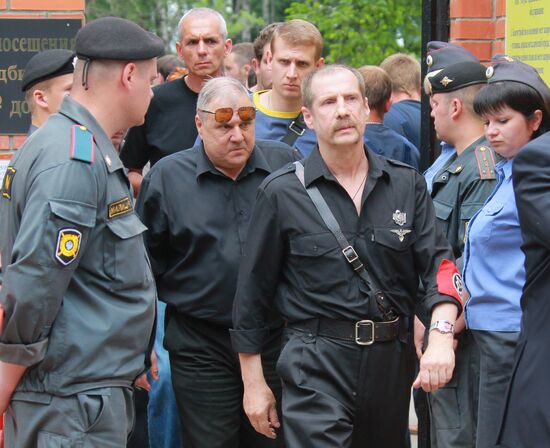Funeral of former Colonel Yuri Budanov in Khimki