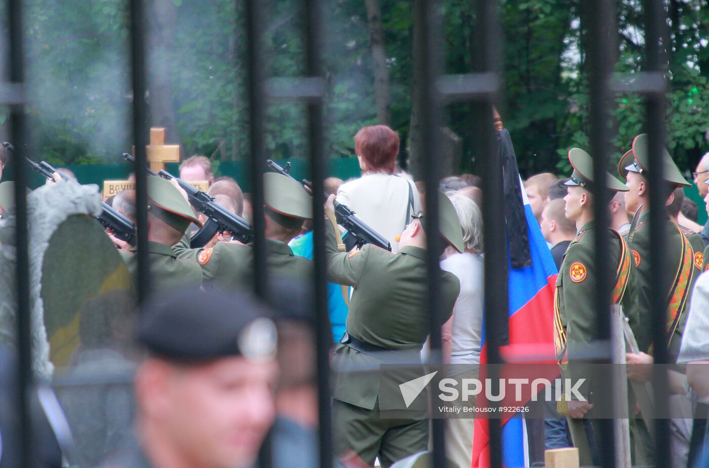 Funeral of former Colonel Yuri Budanov in Khimki